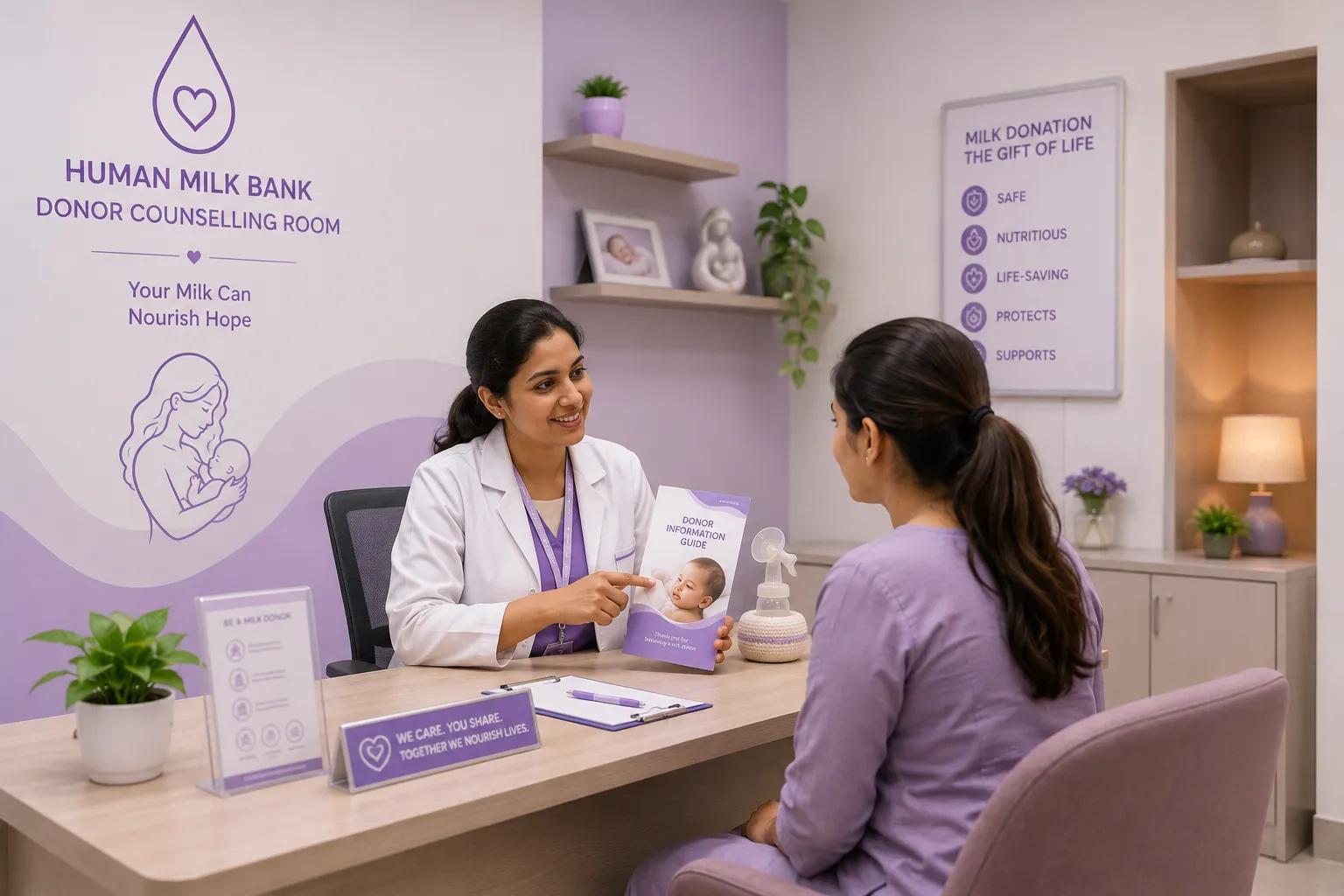 Donor counselling room